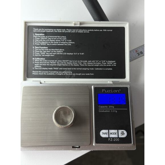 Silpada R1476 Spinner Hammered Sterling Silver Ring Size 8 - Picture 10 of 10